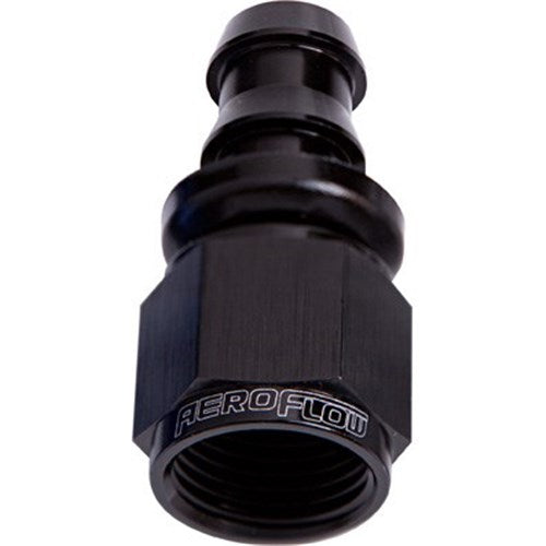 400 / 510 Series Full Flow Push Lock Straight Hose End -6AN
