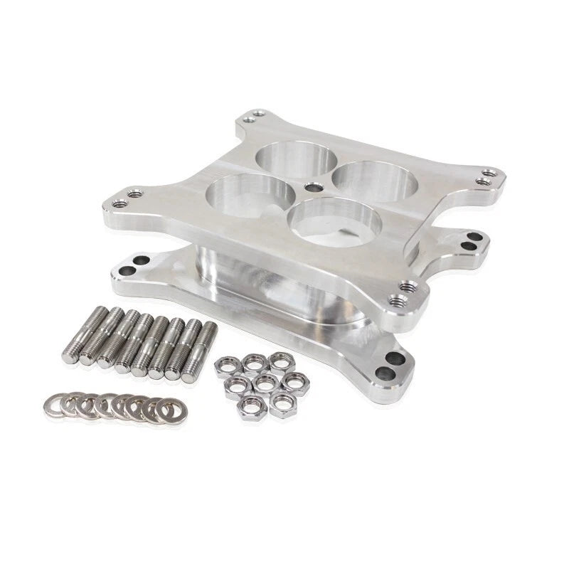 2" Tapered High Velocity Carburettor Spacer Raw Finish Suit 4150 Style Flange