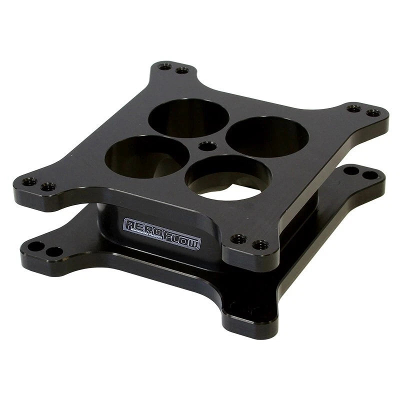 2" Tapered High Velocity Carburettor Spacer Black Finish Suit 4150 Style Flange