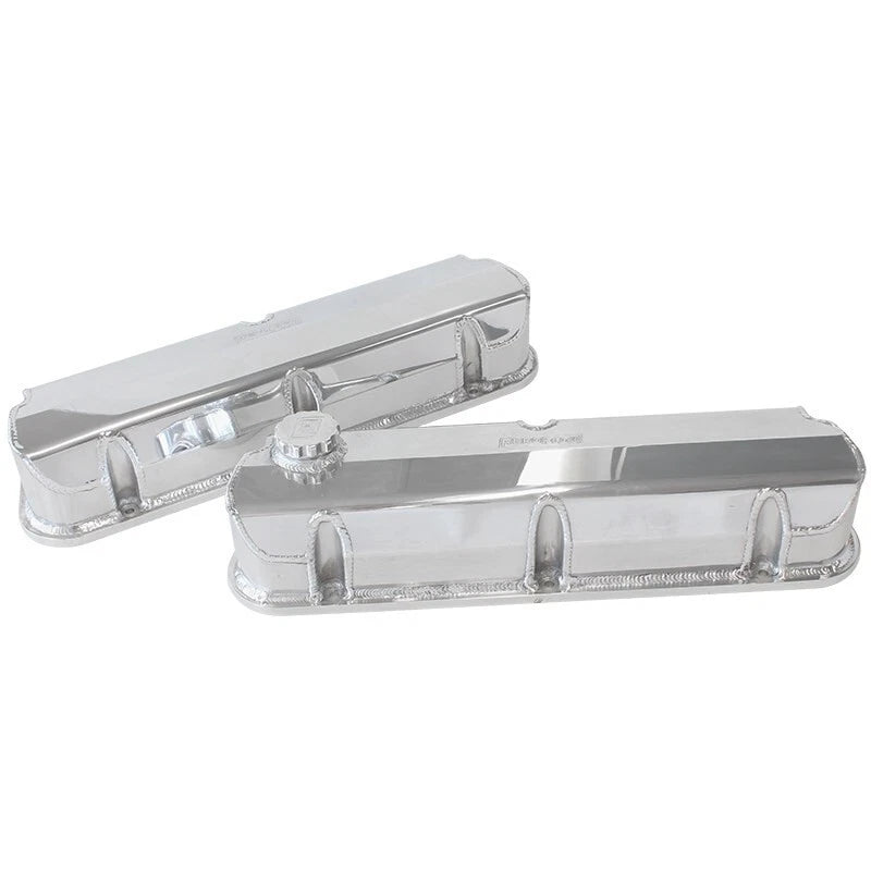 Ford Windsor V8 289 302 351 Fabricated Billet Valve Covers Polished Pair