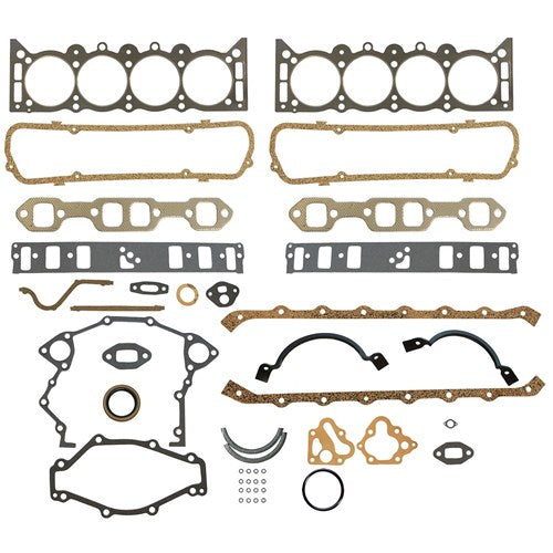 Full Gasket Set with Rope Rear Main Seal & Graphite Head Gaskets Suit Holden 253-304-308