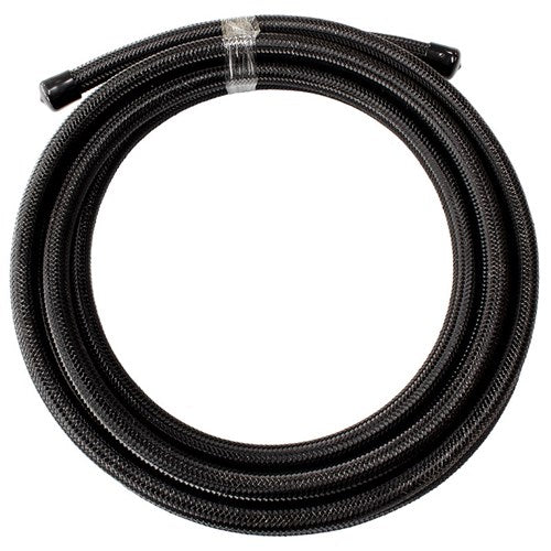 100 Series Black Stainless Steel Braided Hose -6AN 6 Metre Length