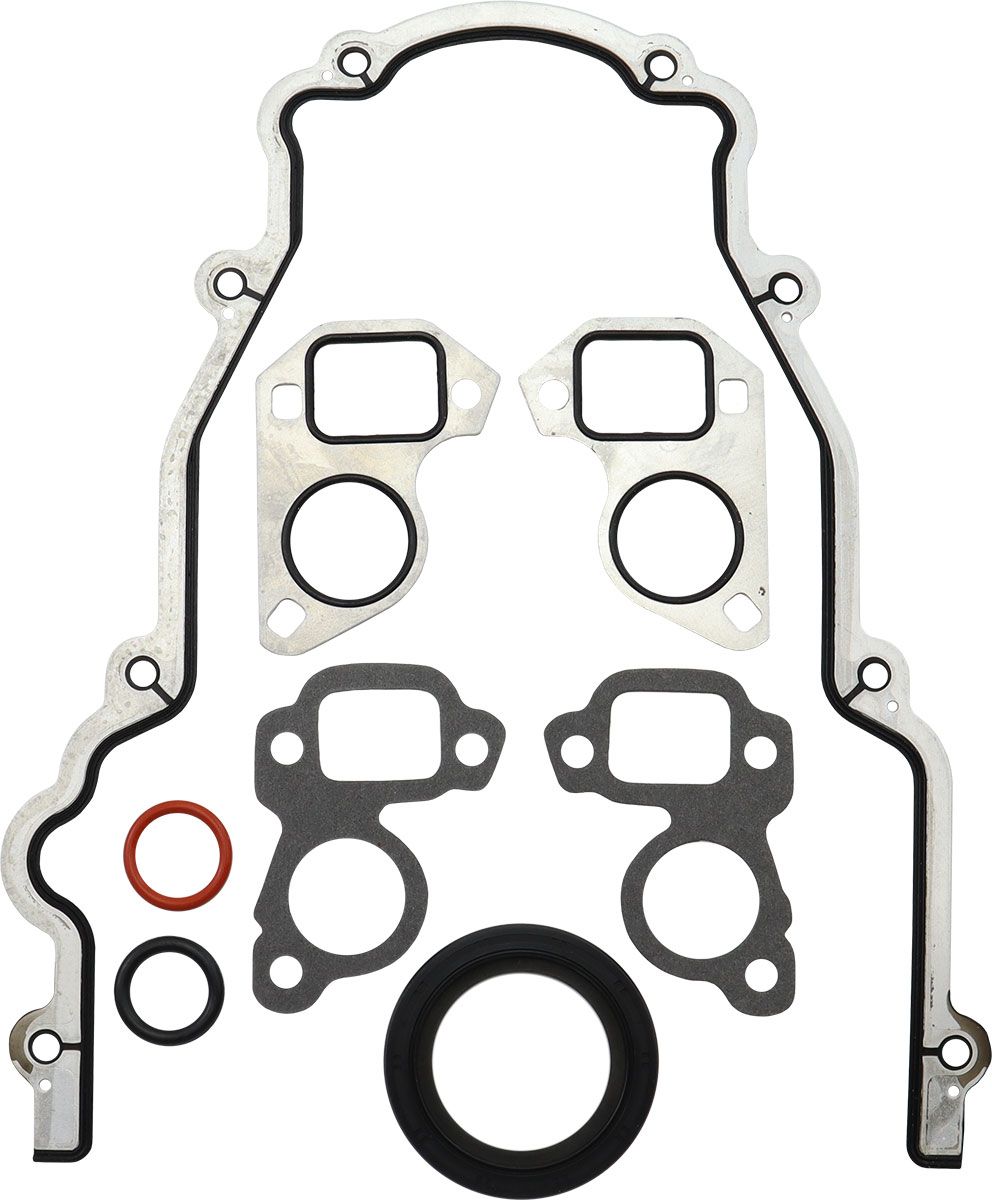GM LS Timing Cover Gasket Set Rubber / Steel LS1 LS2 LS3