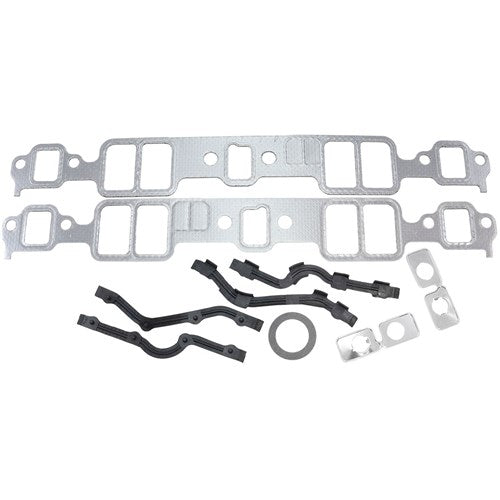 Small Block Chev 350 Intake Manifold Gaskets 1.23 x 1.99" Graphite