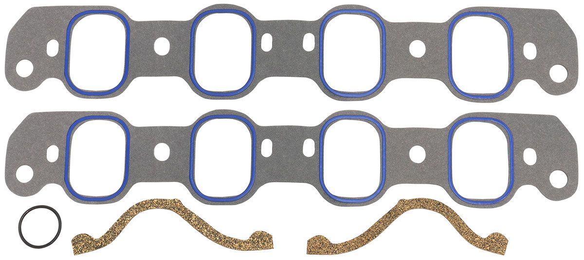Ford V8 302 351 Cleveland 4V Endura Seal Intake Gaskets 1.88" x 2.65" Port