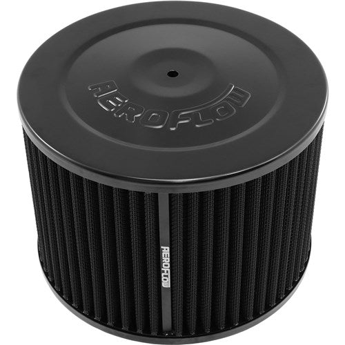 Black Washable Air Filter Assembly 7" x 5", 5-1/8" Holley neck