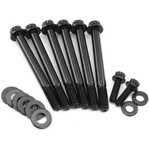 GM LS1 Water Pump & Thermostat Housing Bolt Kit - Black Finish