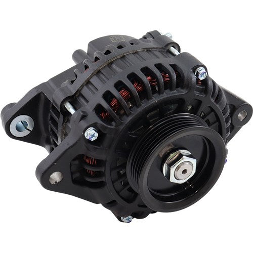 Mazda 13B Series 6, 7, 8 130 AMP High Output Direct Fit Alternator Black