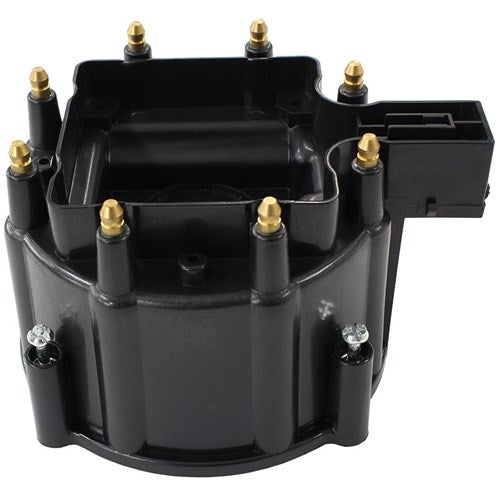 Replacement HEI Distributor Cap Only V8 Black Finish