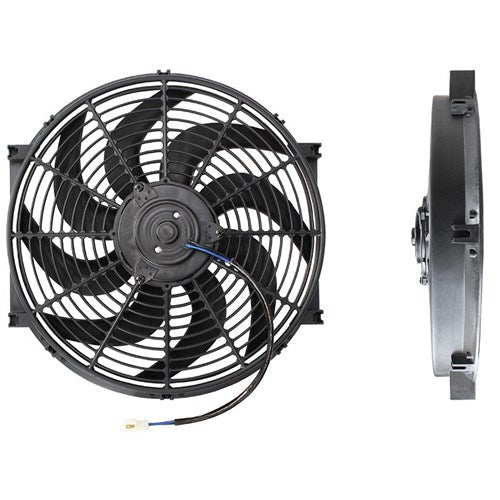 14" Electric Thermo Fan Curved Blades, 1650 CFM