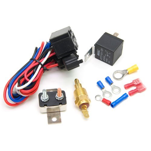 Electric Fan Relay Wiring Harness & Switch Kit