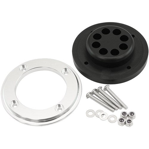 Ignition Wire Firewall Grommet 8 Cylinder Kit - Silver Face