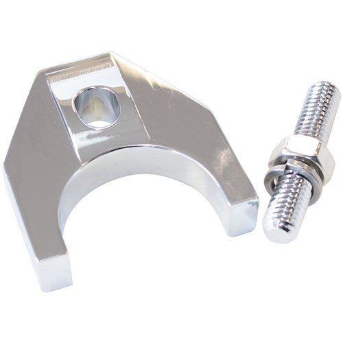 Small & Big Block Chev Billet Distributor Hold Down Clamp - Chrome