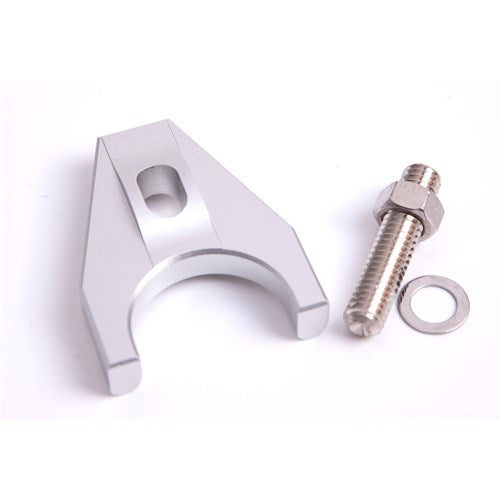 Small & Big Block Chev Billet Distributor Hold Down Clamp - Silver