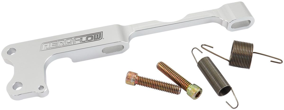 Throttle Cable Bracket Designed for Holley Sniper EFI Unit Silver