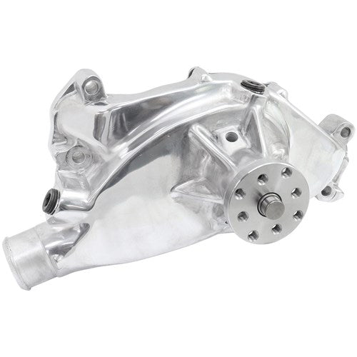 Big Block Chev Short Water Pump Polished 3/4" Shaft with 5/8" Fan Pilot Snout