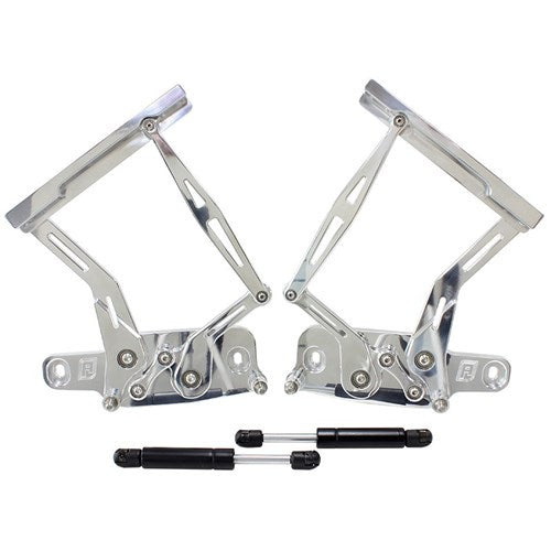 Holden Torana Billet Bonnet Hinge Kit Polished Finish Suits LC and LJ
