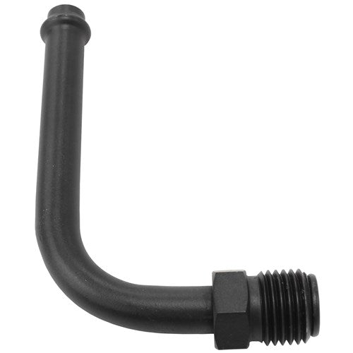 Fuel Inlet Fitting Stromberg/Holley With 1/2"-20 Thread 5/16 Push On Barb Black