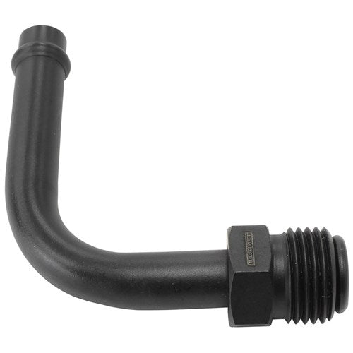 Fuel Inlet Fitting Stromberg/Holley With 5/8"-18 Thread 3/8 Push On Barb Black