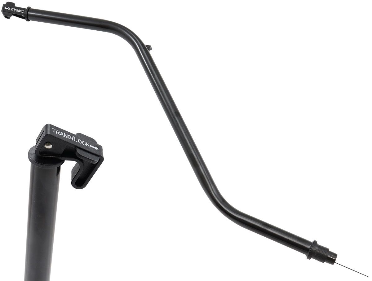 GM Turbo 400 Locking Dipstick Black Finish Solid Tube