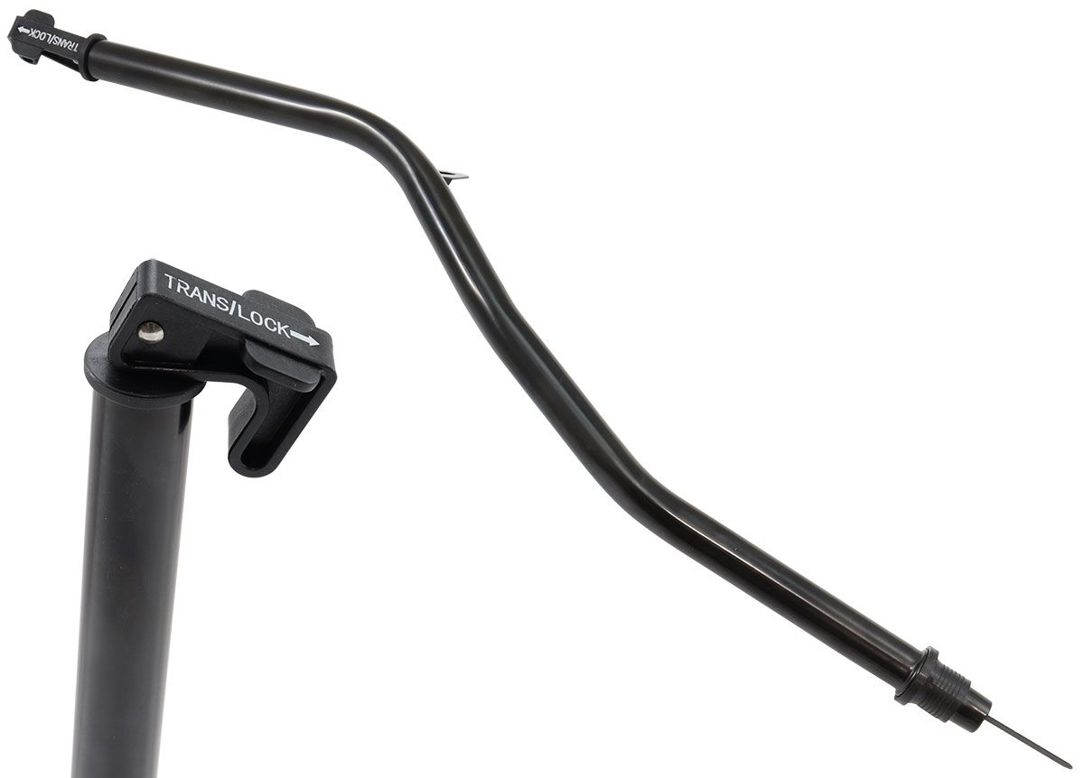 GM 4L60 Transmission Locking Dipstick Black Finish Solid Tube
