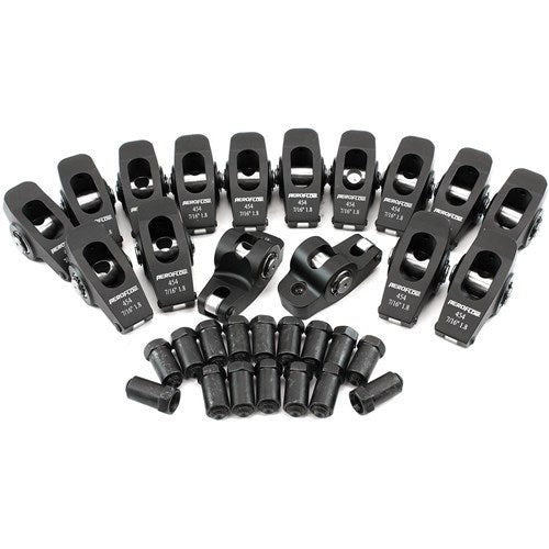 Big Block Chev 396-502 Aluminium Roller Rocker Set 7/16" Stud Mount, 1.80 Ratio