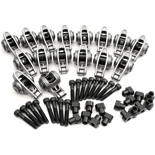 GM LS1 Stainless Steel Roller Rocker Set M8 Stud Mount, 1.70 Ratio