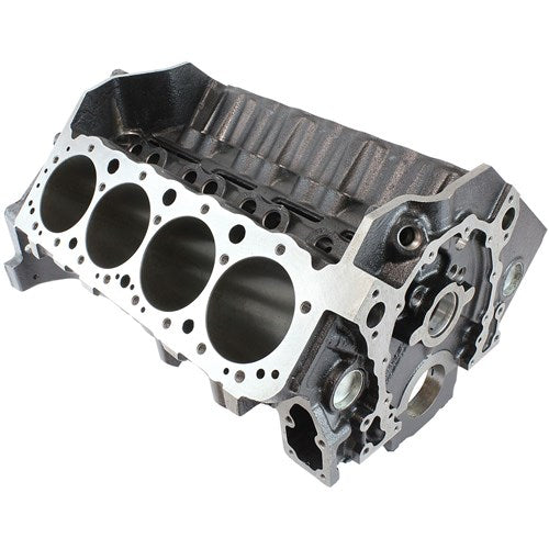 Cast Iron S/B Chev Engine Block, 4.125" Bore 9.025" Deck Height 400 Mains 4 Bolt