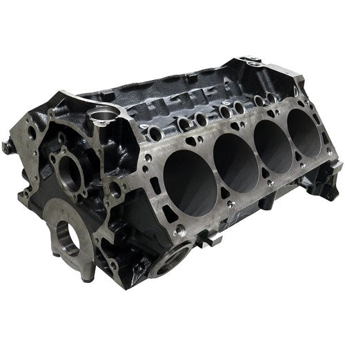 Cast Iron Ford 302 Windsor Late Engine Block, 4.000" Bore 8.211" Deck Height,