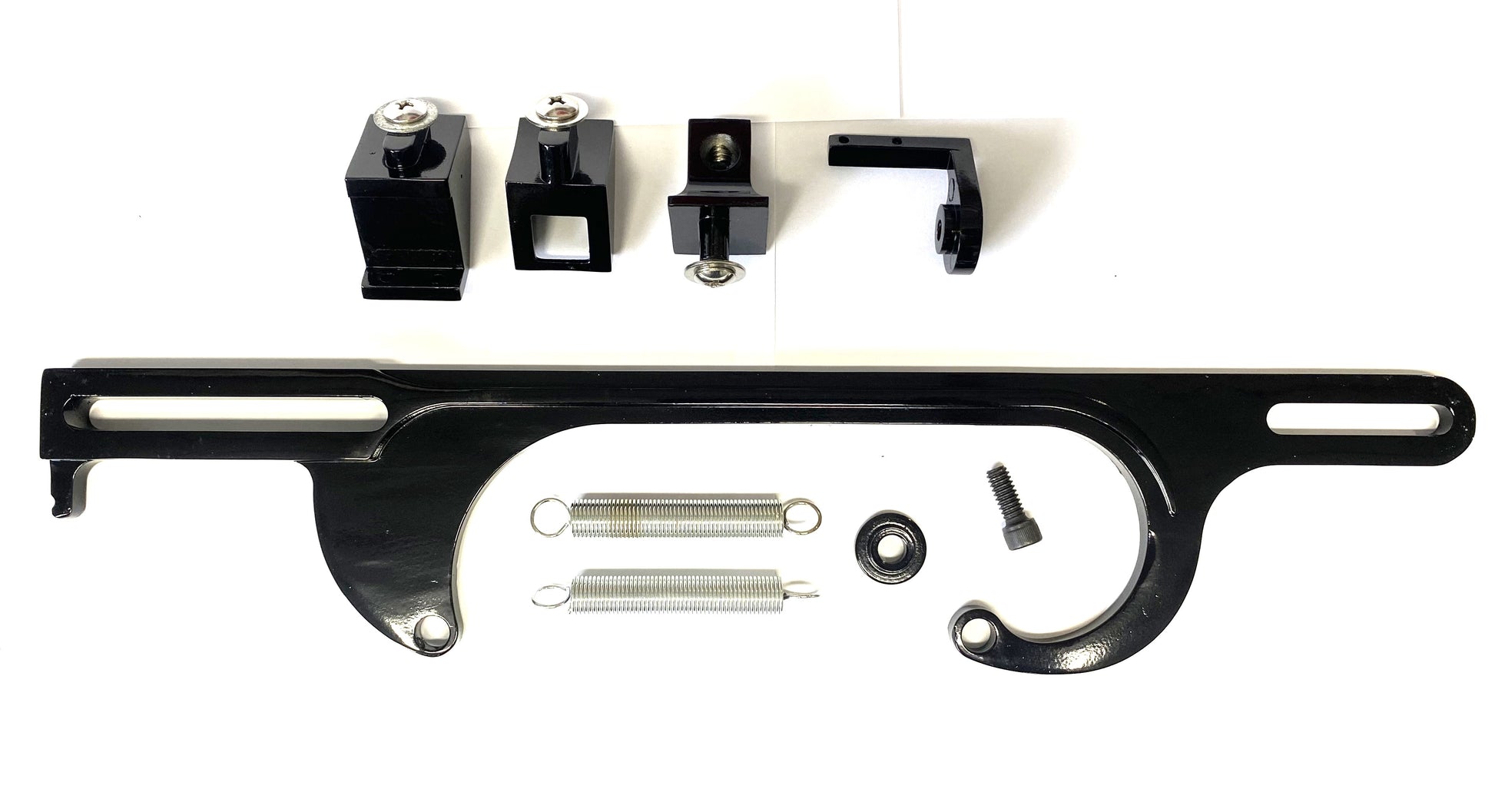 Billet Throttle Cable Bracket Holley 4150 4160 Style Black Finish
