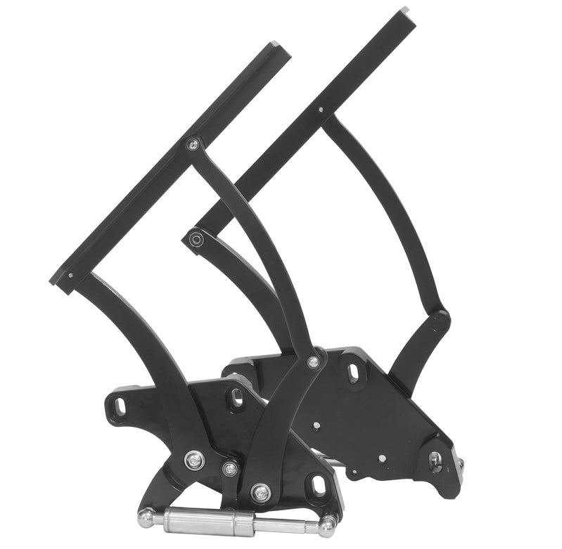 Bonnet Hinge Kit, Billet Aluminium For Ford Mustang 71-73, Black
