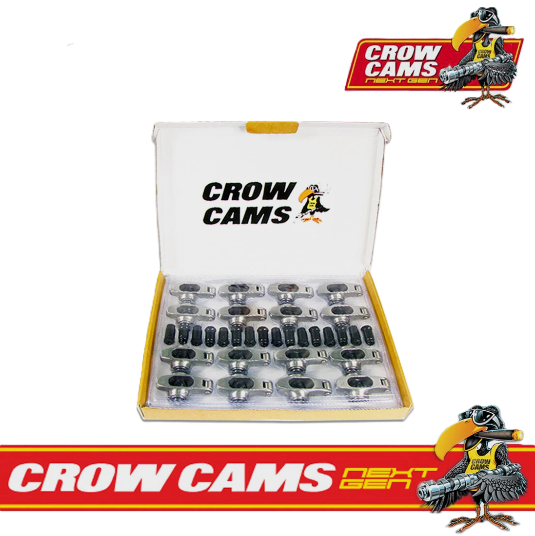 Holden V8 253 308 304 355 Roller Rockers 1.65 Ratio 7/16" Stud Crow Cam