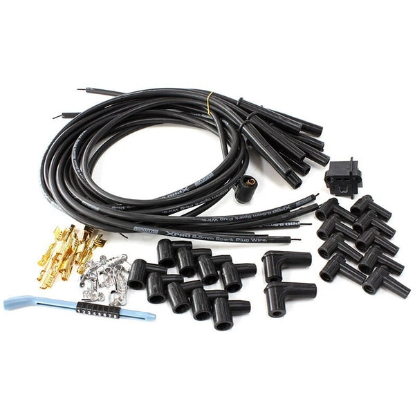 Universal 8.5mm V8 Ignition Lead Set with Multi-angle Boots
