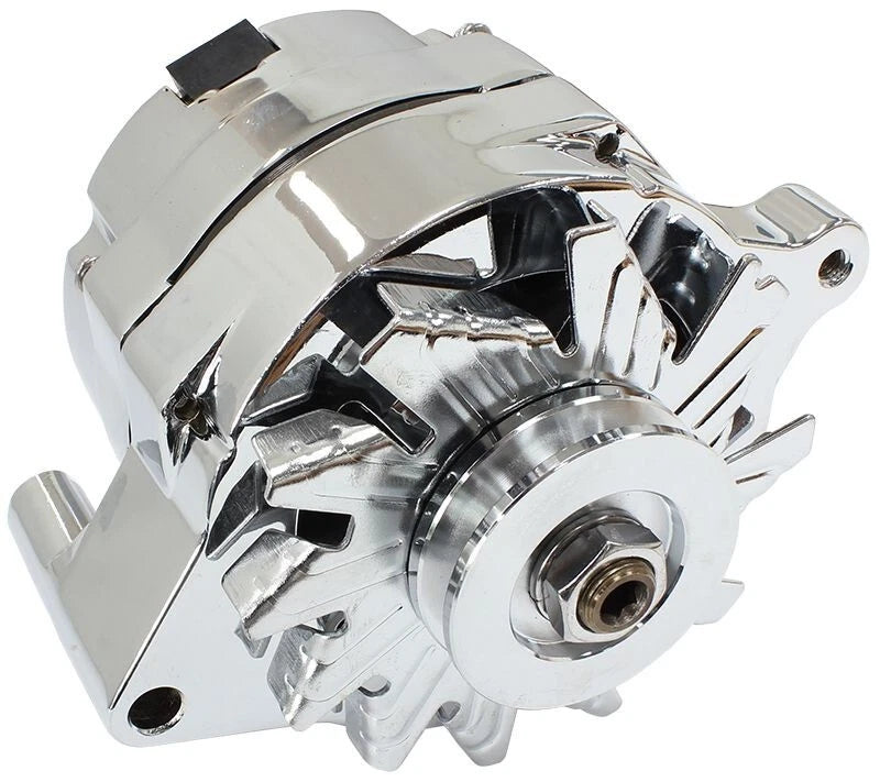140amp Ford v8 289 302 351 460 1-Wire Alternator Chrome