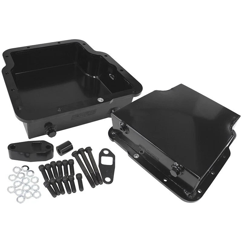 Deep Fabricated Transmission Pan inc Filter Extension Black Suit Holden Trimatic