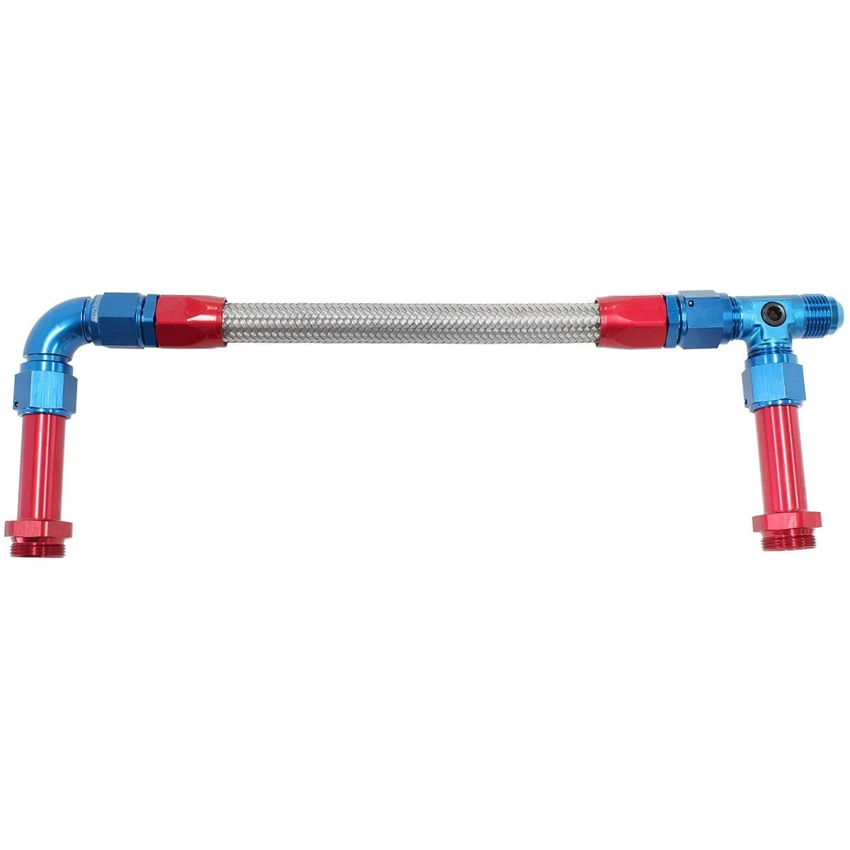 Holley Braided Fuel Rail Kit -8AN Dominator 4500 Blue