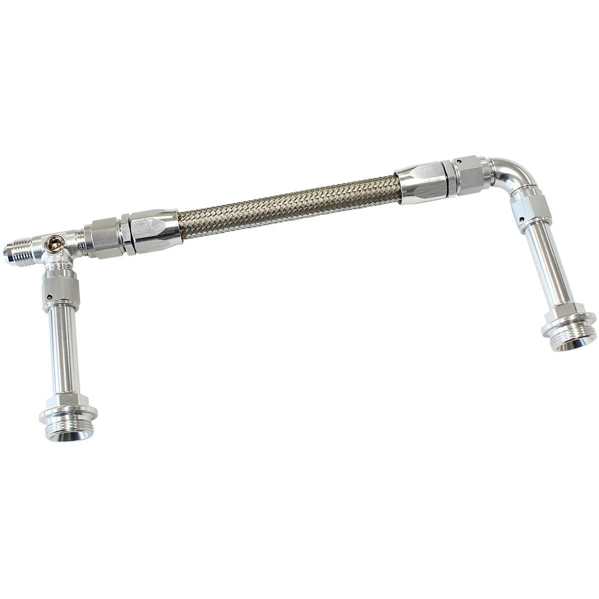 Holley Braided Fuel Rail Kit -6AN Double Pumper & Avenger Series