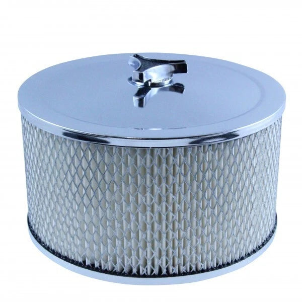 9" x 5 " Chrome Air Filter Assy Suit Holley 4150 4160 5-1/8 Neck