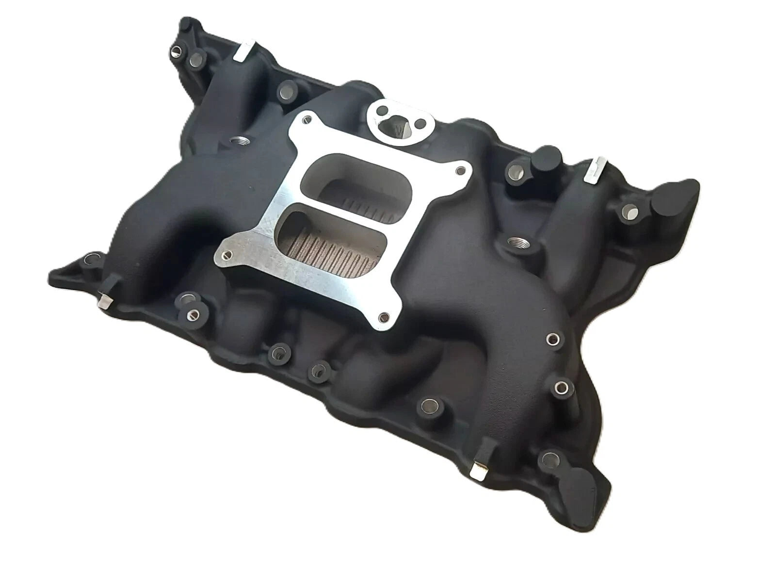 Ford 302 351 2v Cleveland Performer Style Intake Manifold Idle-5500 Rpm Black