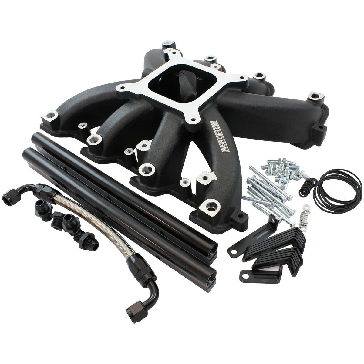 LS1 Cathedral Port Carburettor Street Single Plane EFI Int Manifold Black