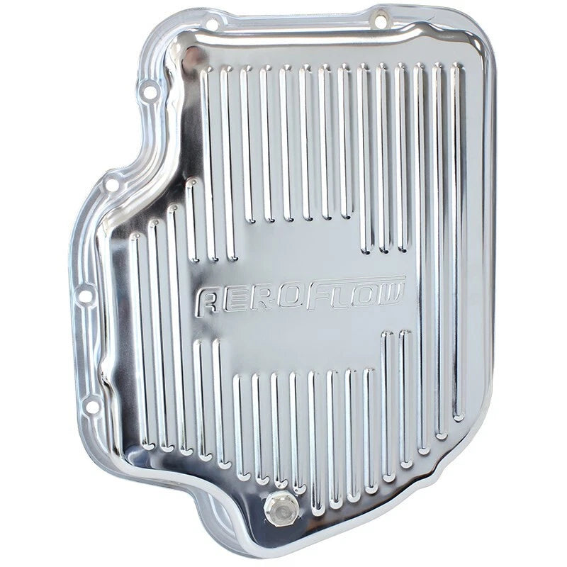 Chrome Transmission Pan Suit GM TH400, Deep Pan With Drain Plug