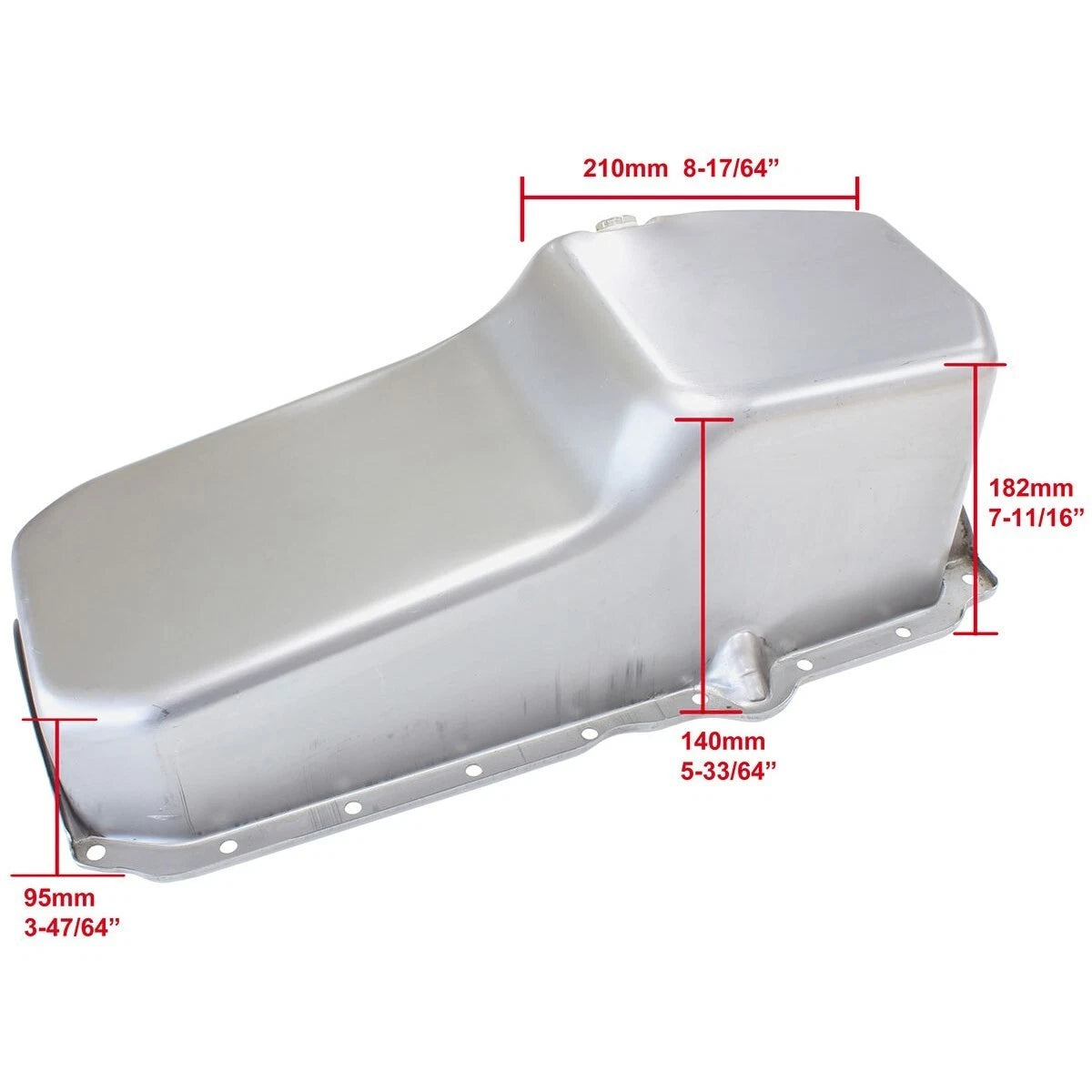 Chevrolet 1986 On Vortec 305 & 350 Standard Replacement Oil Pan, Raw Finish