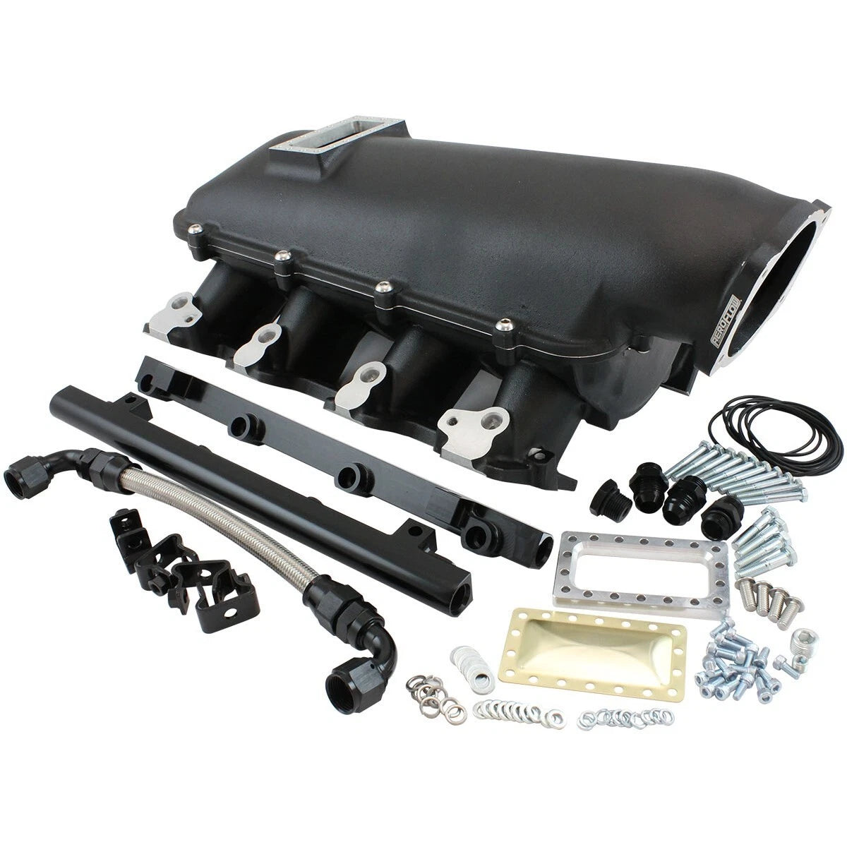 GM LS1 Cathedral Port Low Rise EFI Modular Intake Manifold Black