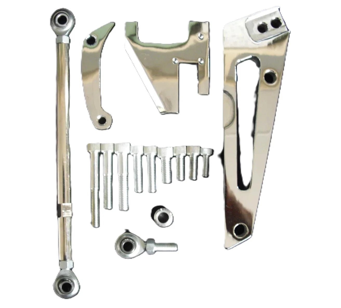 Big Block Chev 454 Alternator Bracket Short Water Pump Chrome Alloy
