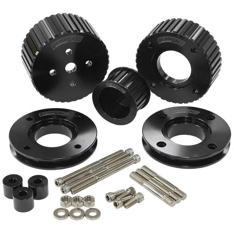 Holden V8 EFI Gilmer Drive Kit Suit 304 EFI Holden VN to VS Black