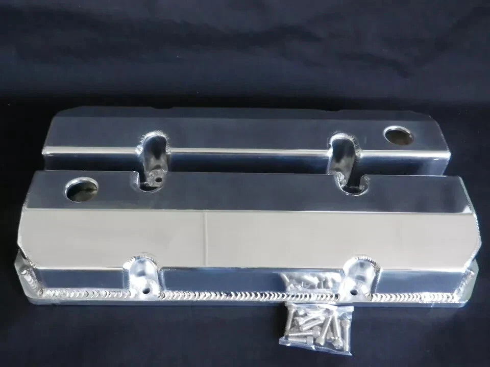 V8 Holden Vn & Later Efi Heads Fabricated Polished Alloy Valve Covers