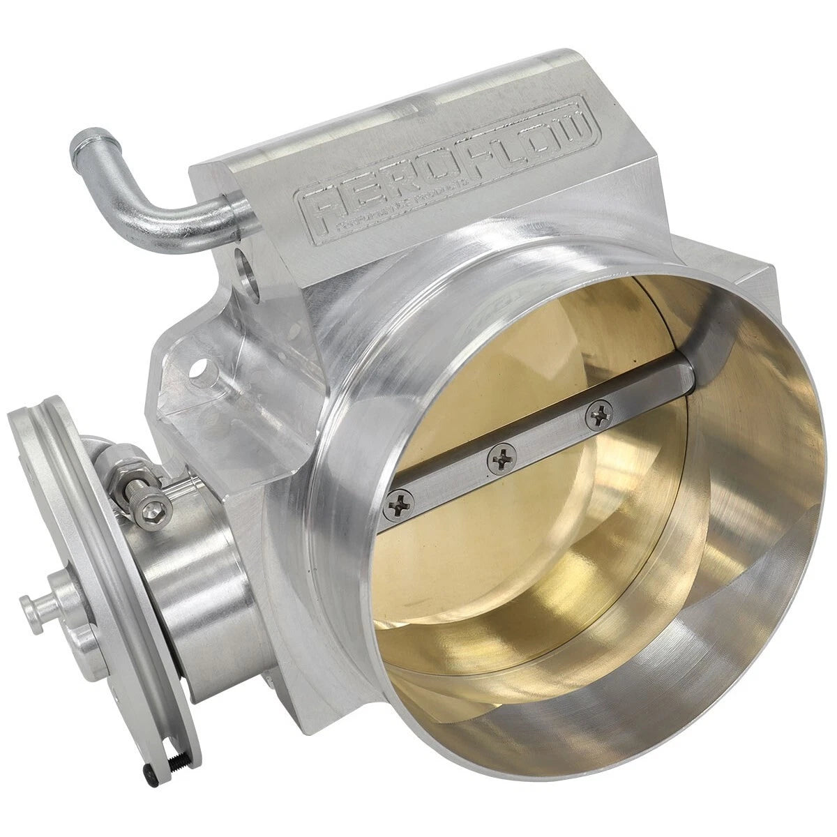 Billet 105mm Throttle Body Polished Finish 4 Bolt GM LS1 LS2 Series