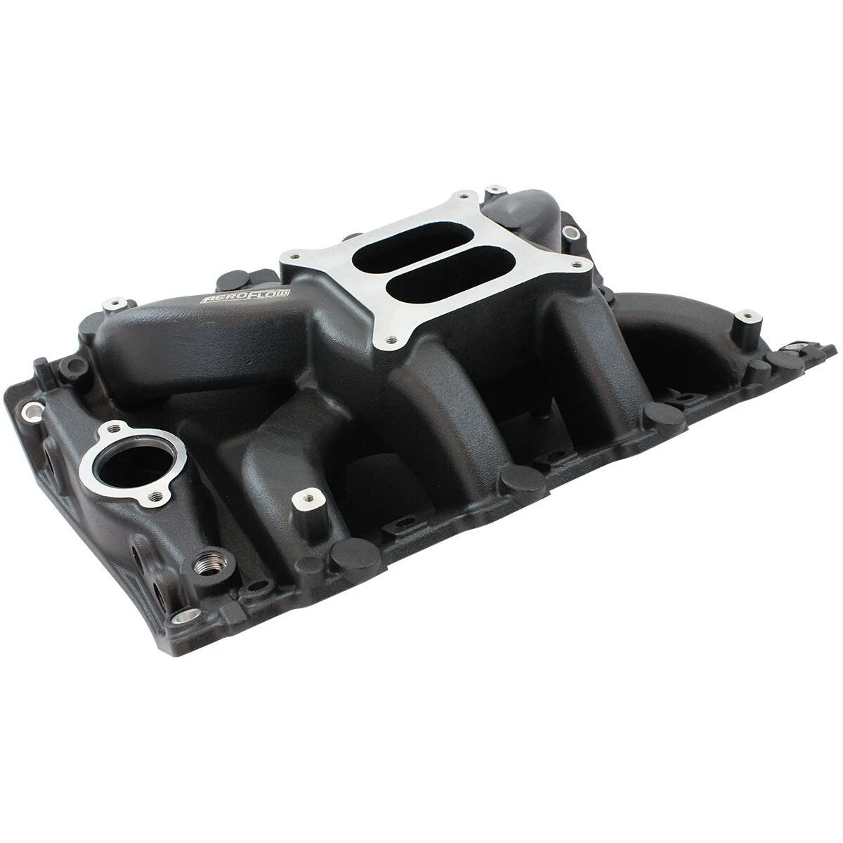 Holden VN Heads 308 304 Air Gap Dual Plane Carby Intake Manifold Black