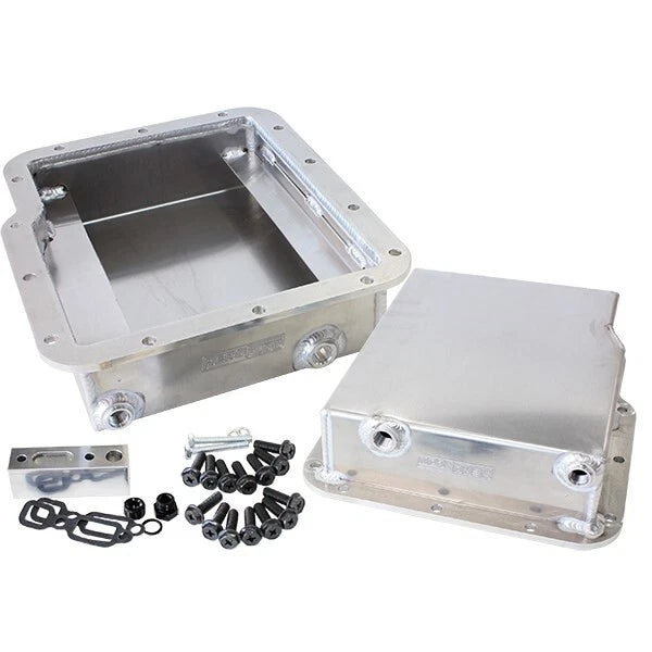 Deep Fabricated Transmission Pan inc Filter Extension Natural Suit GM Powerglide