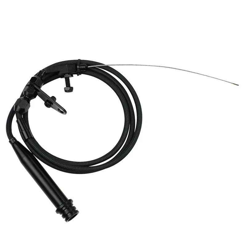 Turbo 700 Automatic Transmission Black Braided Stainless Kickdown Cable Carburettor GM